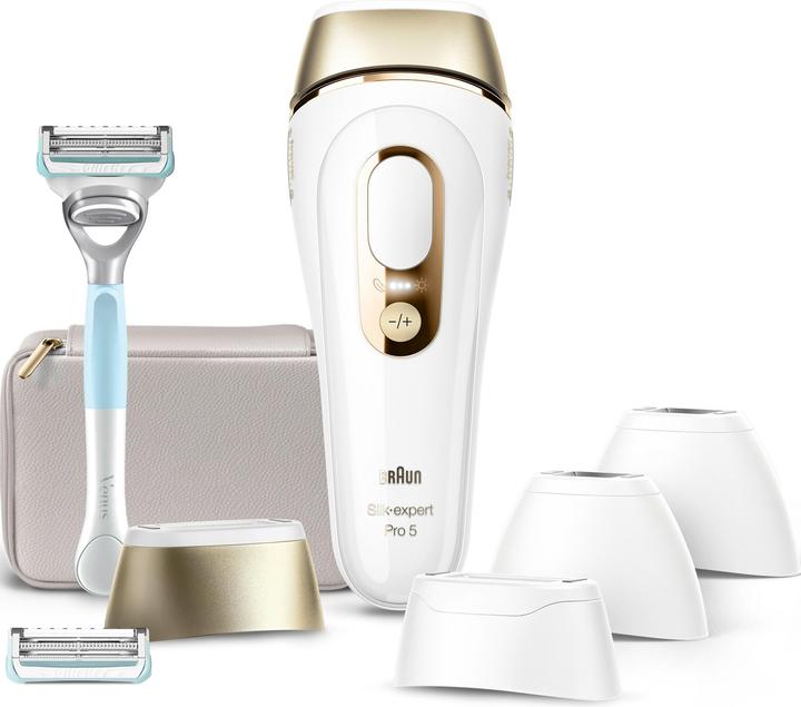 Actual product image Braun Silk-expert Pro PL5356 mit Gratis Intimaufsatz IPL-Haarentfernungsgerät