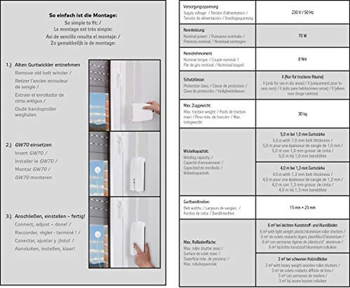 Produktbild Superrollo Gurtwickler