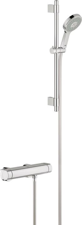 Productafbeelding Grohe Doucheset: Grohtherm 2000 opbouw - met thermostaat en Power & Soul doucheset 60 cm