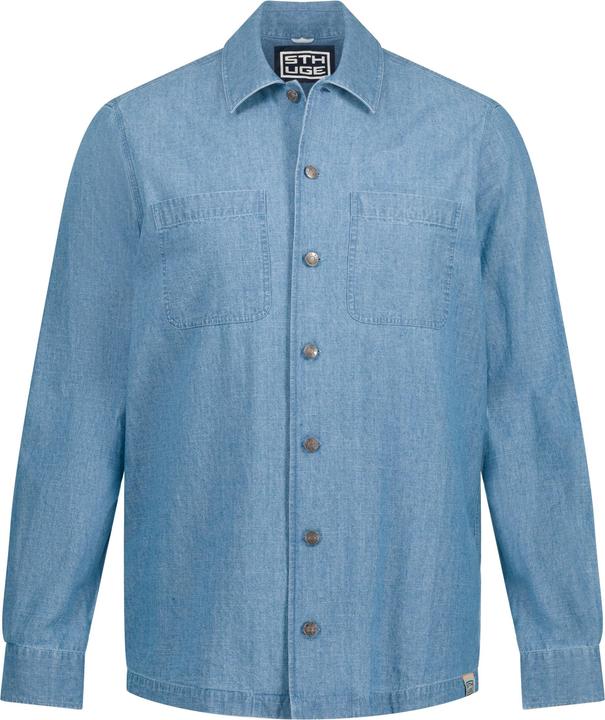 Produktbild Sthuge Hemd, Overshirt, Denim-Optik, Langarm, Kentkragen (3XL)