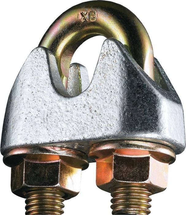 Actual product image Kleinsorge Safety wire clamp DIN 1142-EN 13411-5 wt.M8 nominal size 10.0mm galv.