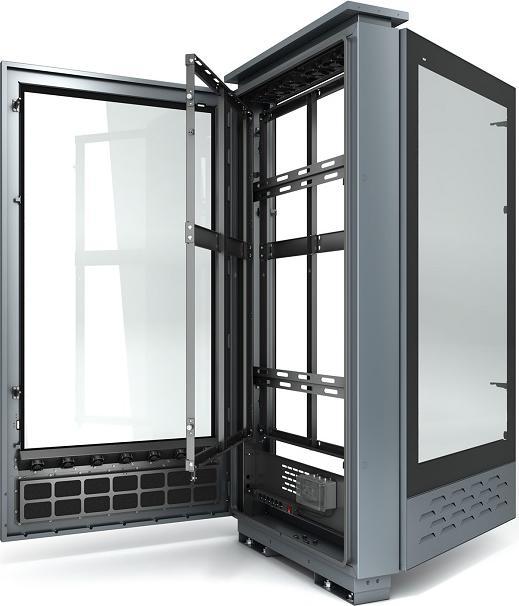 Actual product image DSS Outdoor Stele Portrait 2x79", Metall, Full Outdoor