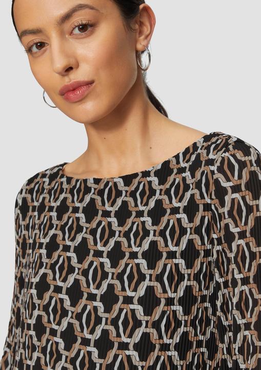Produktbild S.Oliver Bluse Chiffonbluse mit 3/4-Arm (48)