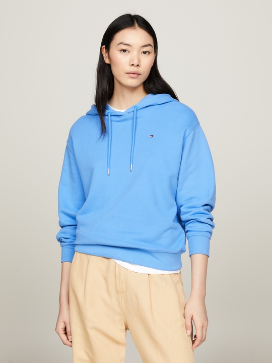 Immagine prodotto Tommy Hilfiger Maglia con cappuccio con bandiera del Regno per le donne sul petto (XS)