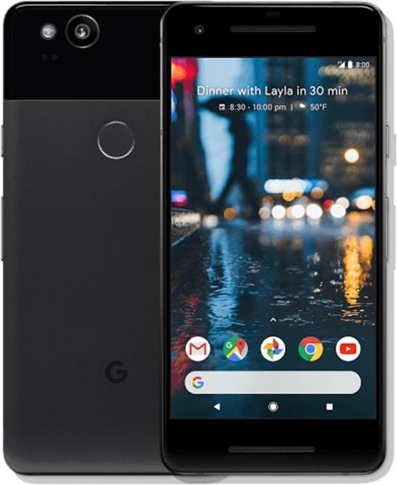 Image du produit Google Pixel 2 (64 Go, Just Black, 5", SIM simple, 12.20 Mpx, 4G)