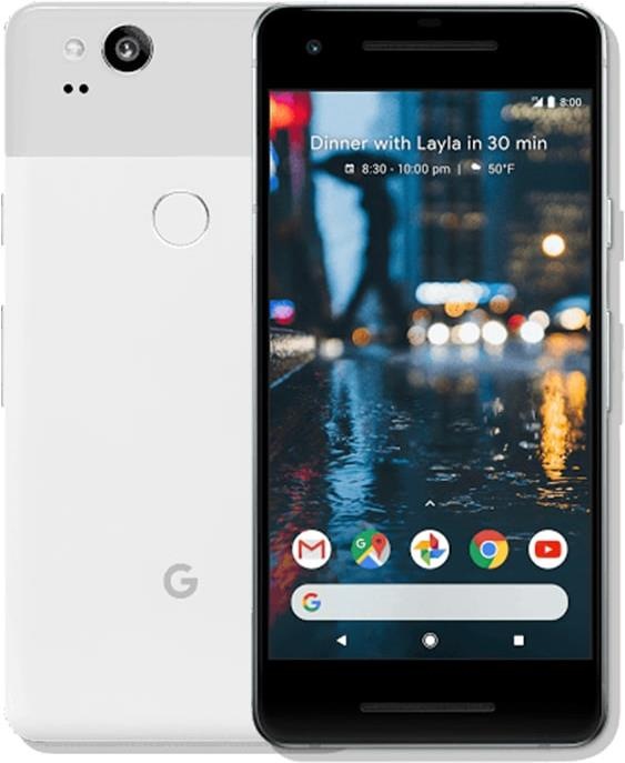 Google pixel 2 (128 Go, Clearly White, 5", SIM simple, 12.20 Mpx, 4G)