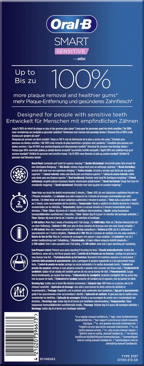 Produktbild Oral-B Smart Sensitive (Oszillierende Zahnbürste)