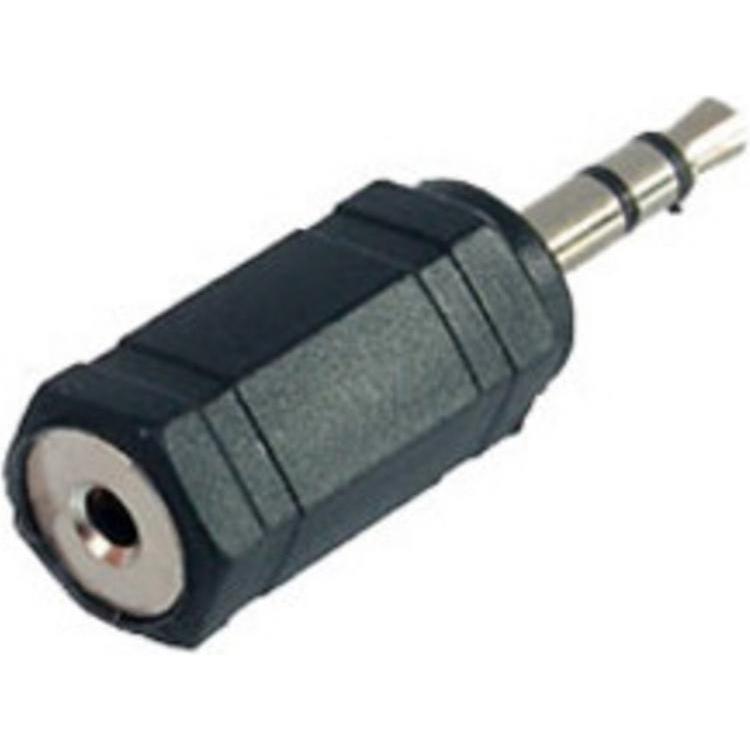 Shiverpeaks BASIC-S Audioadapter 3,5 mm Klinkenstecker, Audio Adapter, Silber, Schwarz