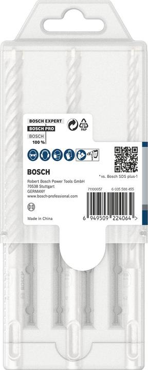 Produktbild Bosch Zubehör PRO SDS plus-5X Hammerbohrer-Set, 6/8/10 mm, 3-tlg. (10 mm, 6 mm, 8 mm)