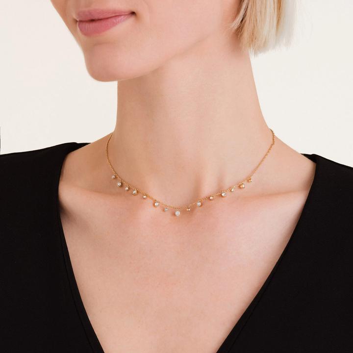 Actual product image Rosefield Halskette (14K Yellow gold plated stainless steel 316L, 42 cm)