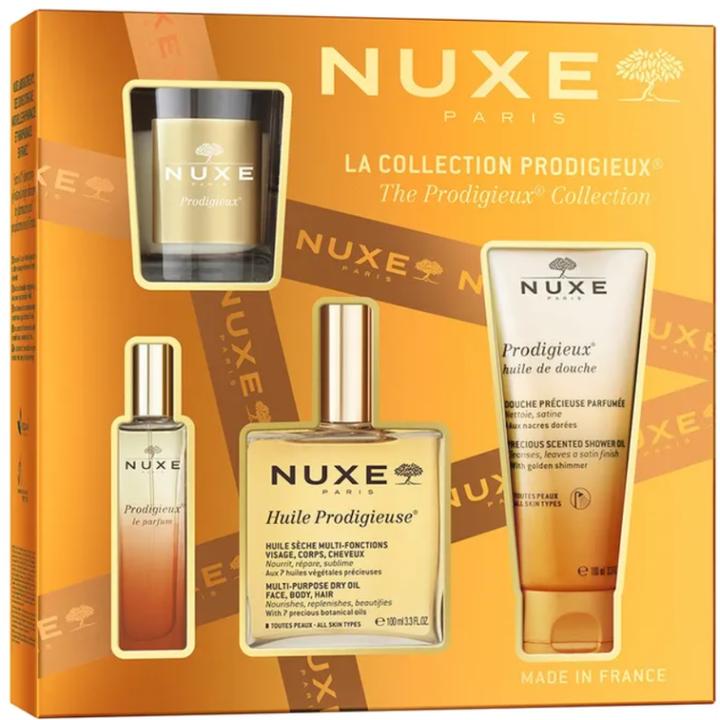 Produktbild Nuxe Huile Prodigieuse Geschenkset (4-teilig) (Körperpflegeset)