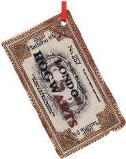 Produktbild Nemesis Now Harry Potter décorations sapin Hogwarts Express Ticket (carton de 6)