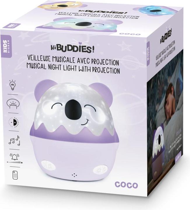 Produktbild Bigben Kids Nachtlicht - Koala (wireless/projection)