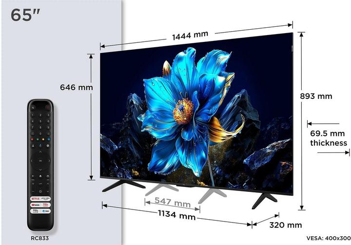 Image du produit TCL 65P7K (65", QLED, 4K)