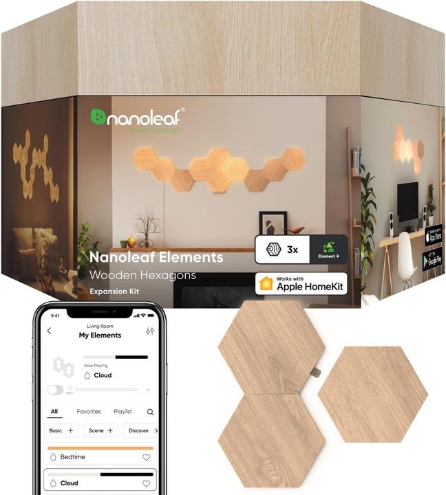 Actual product image Nanoleaf Wood