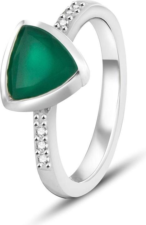 Produktbild Beneto Exclusive - Silver ring with distinctive agate ACHAGG2 - Circuit: 50 mm (50, 925 Silber)