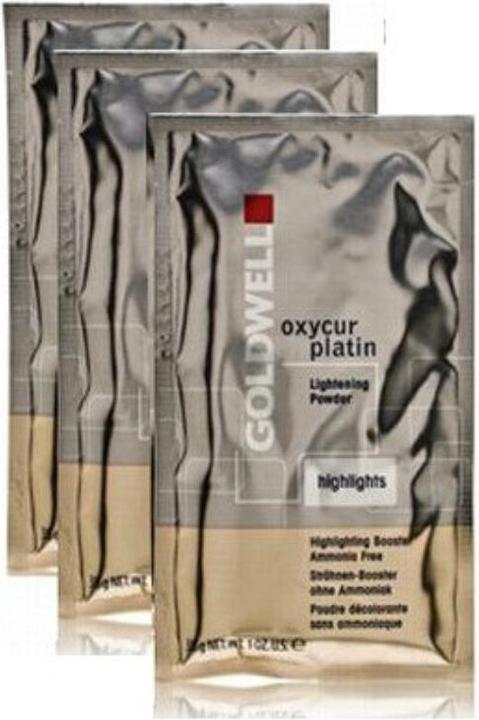 Goldwell Pudra decoloranta Oxycur Platin Highlights System, 3x30gr