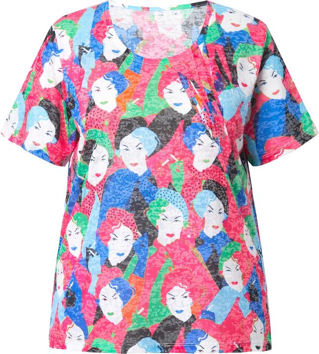 Immagine prodotto Angel of Style T-Shirt, bequeme Passform, Gesichter-Muster (54)