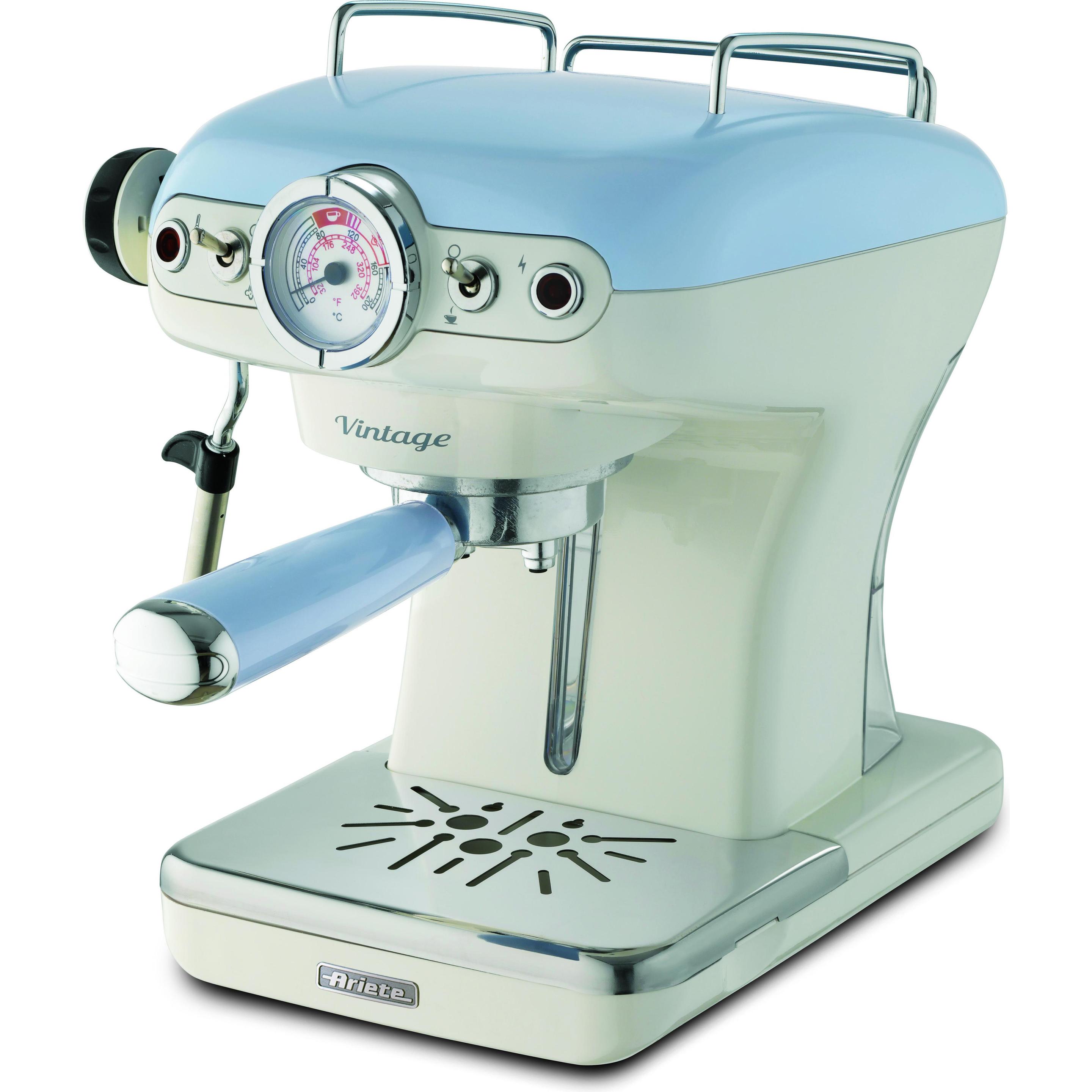 Ariete 1389 Vintage, Siebträgermaschine, Blau
