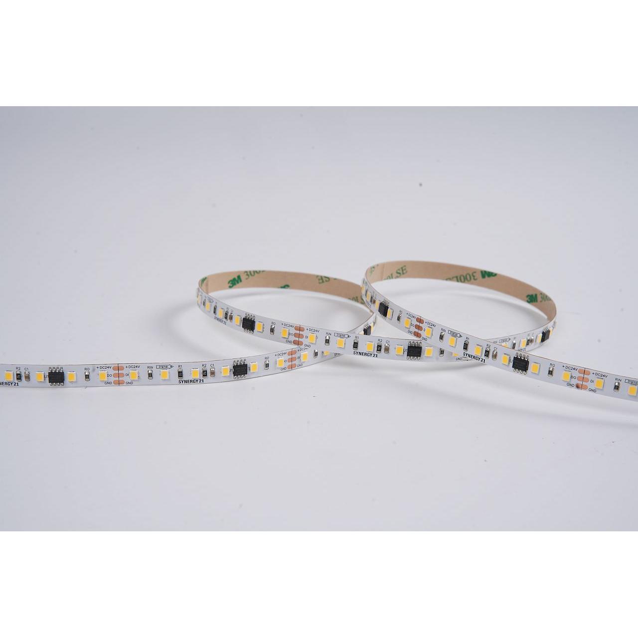 Synergy 21, Striscia LED, LED Flex Strip 2835 - 96 NW pixel DC24V WS2811 IP20 (Bianco neutro, 500 cm, Interno)