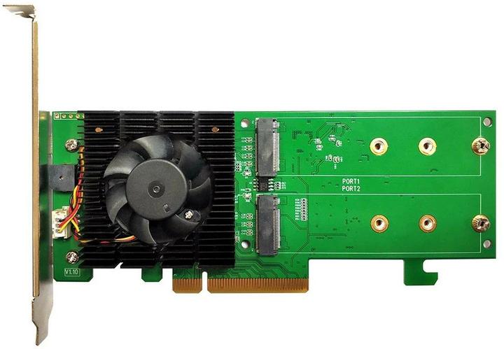 Produktbild HighPoint RAID-Controller SSD7202 2x M.2 NVMEx4v3, PCI-Ex8