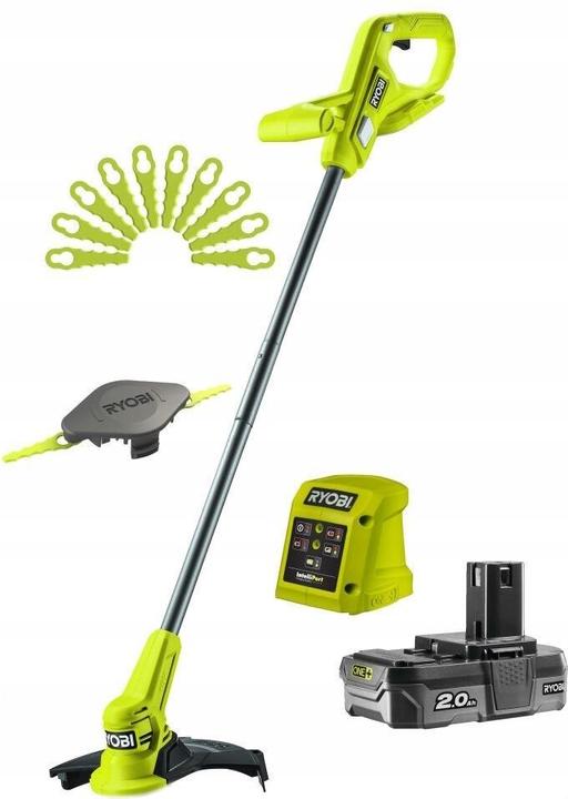 Actual product image Ryobi RY18LT23A graestrimmer 2,0 Ah batteri og lader (Plastic knives)