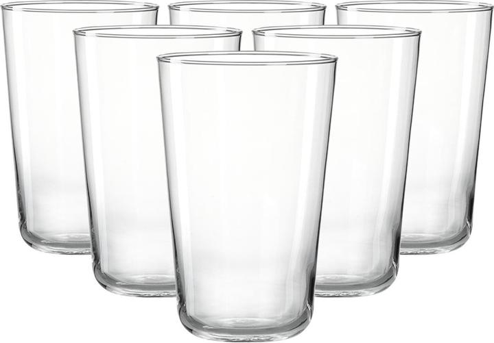 Ritzenhoff & Breker Longdrinkglas LOA, 400 ml aus Kalk-Soda, spülmaschinenfest, Höhe: 130 mm (0.40 l, 6x)