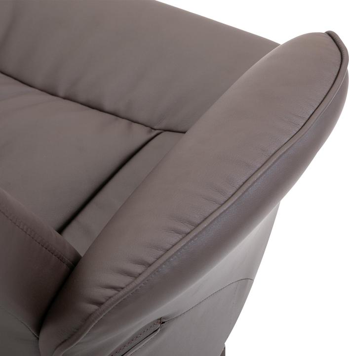 Produktbild Homcom Relaxsessel Metall, Kunstleder Braun