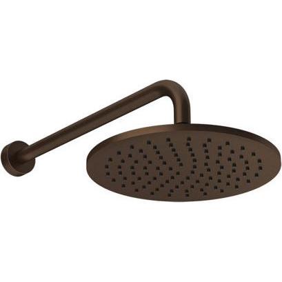 Gessi, Duschbrause, Origini Antikalk-Kopfbrause mit Gelenk und Wandarm, Durchmesser 250mm (9 l/min)