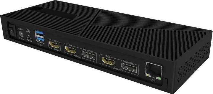 Produktbild Icy Box USB-C Docking station, Dual 4K Display Dock, IB-DK2246AC (USB-C, 14 Ports)