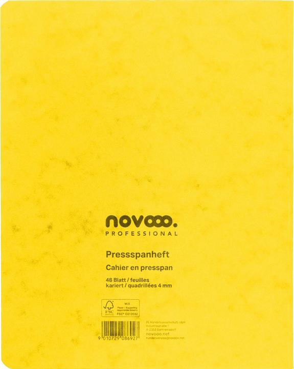 Immagine prodotto Novooo Pressspanheft (17,5 x 22 cm, Quadretti, Copertina morbida)