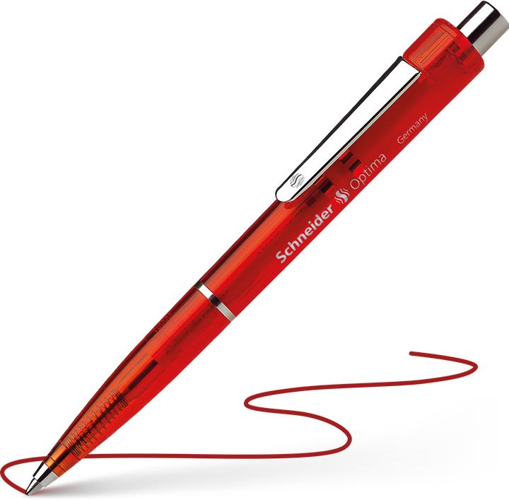 Actual product image Schneider Optima biros (Red, 1 x)