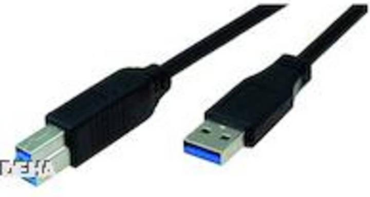 Produktbild Bachmann 917.1203 USB Kabel 3 m USB 3.2 Gen 1 (3.1 Gen 1) USB A USB B Schwarz (3 m, USB 3.2 Gen 1)
