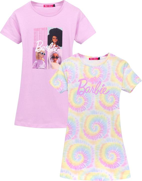 Produktbild Barbie TShirtKleid Rückenausschnitt Mädchen (2erPack) (116)