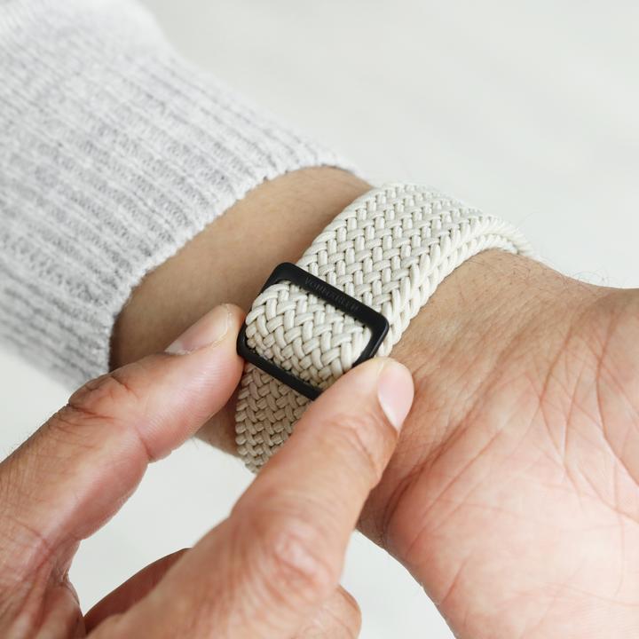 Produktbild Vonmählen Woven Loop 42 | 44 | 45 | 49mm One Size - Cream Black (Nylon, Apple Watch)