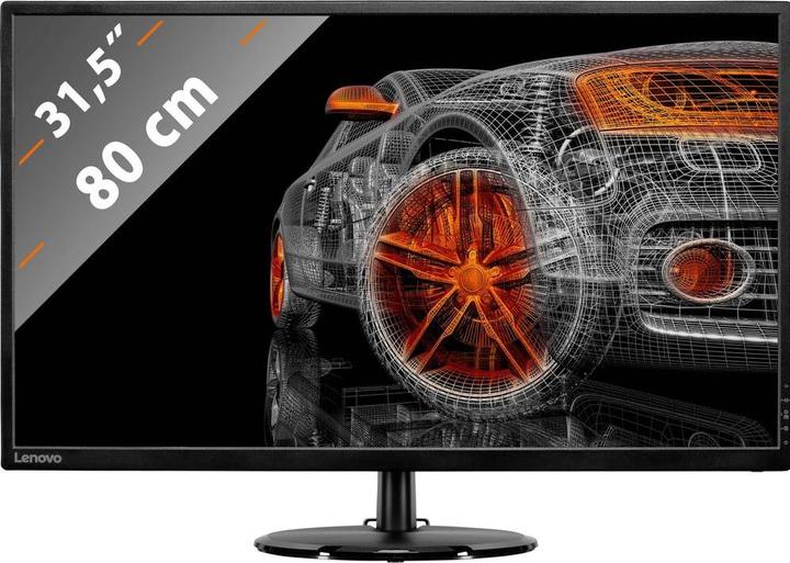 Actual product image Lenovo D32q-20 (2560 x 1440 pixels, 31.50")