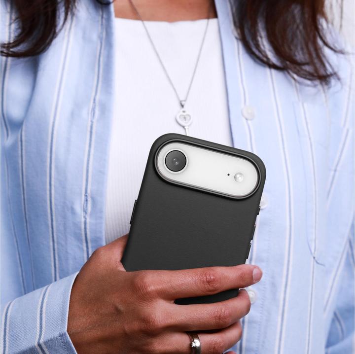 Produktbild Vonmählen Back Cover Like Leather iPhone Air Black, Grundfarbe (Apple iPhone Air)