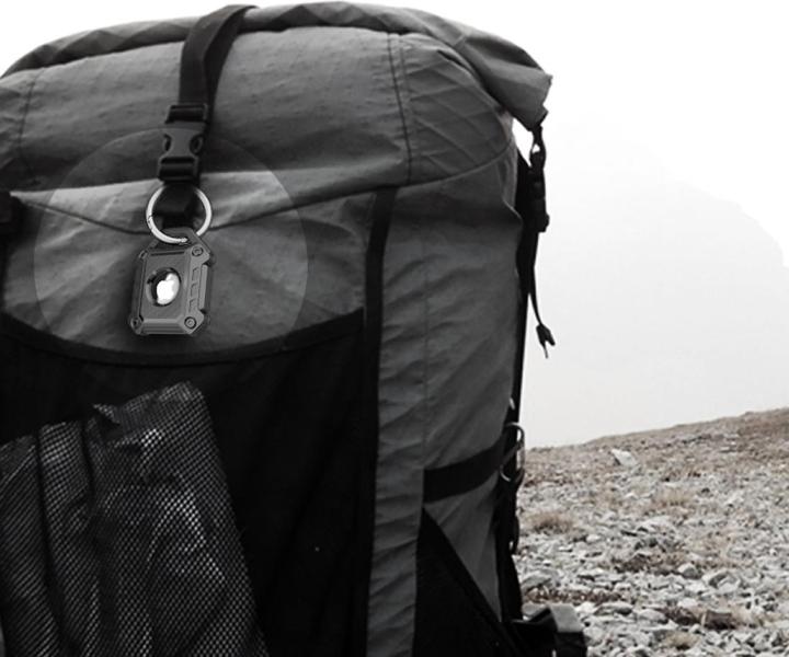 Produktbild Screenguard Apple Airtag Rugged Armor Case mit Karabiner