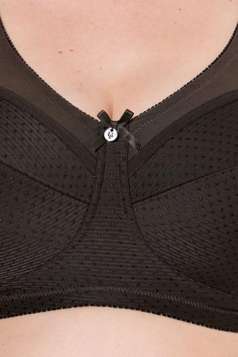 Produktbild Ulla Popken Entlastungs-BH, Struktur, ohne Bügel, Cup C - H (100 H)