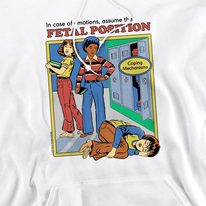 Produktbild Steven Rhodes Assume The Fetal Position Kapuzenpullover (M)