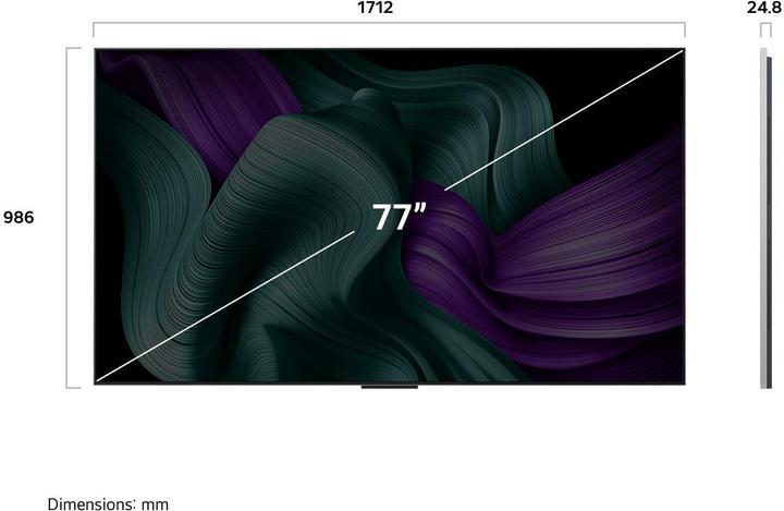 Produktbild LG OLED77M59LA (77", M5, OLED, 4K, 2025)