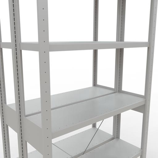 Actual product image Schulte Lagertechnik Double basic shelf MULTIplus250