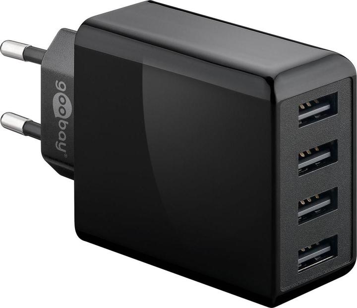 Goobay 4-fach Charger (30 W, 4 Ports)