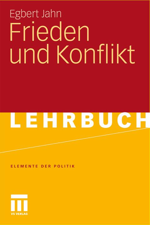 Produktbild Frieden und Konflikt (Deutsch, Egbert Jahn, 2011)