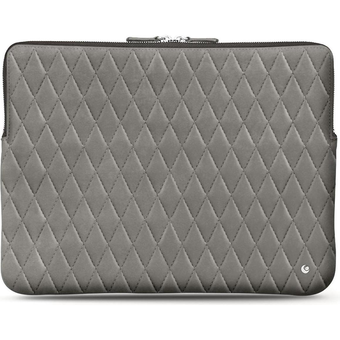 Noreve Lederhülle, Notebooktasche, Grau