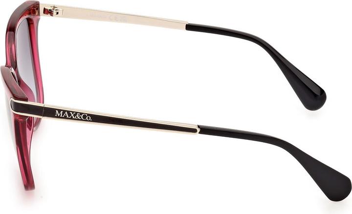 Actual product image Max&Co. Round Injected Fuchsia Smoke Sunglasses