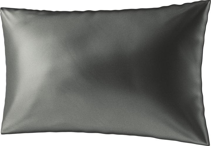 Produktbild Ailoria BEAUTY SLEEP Silk Zipper Pillowcase (65x100) (anthracite) (Kopfkissenbezug, 65 x 100 cm)