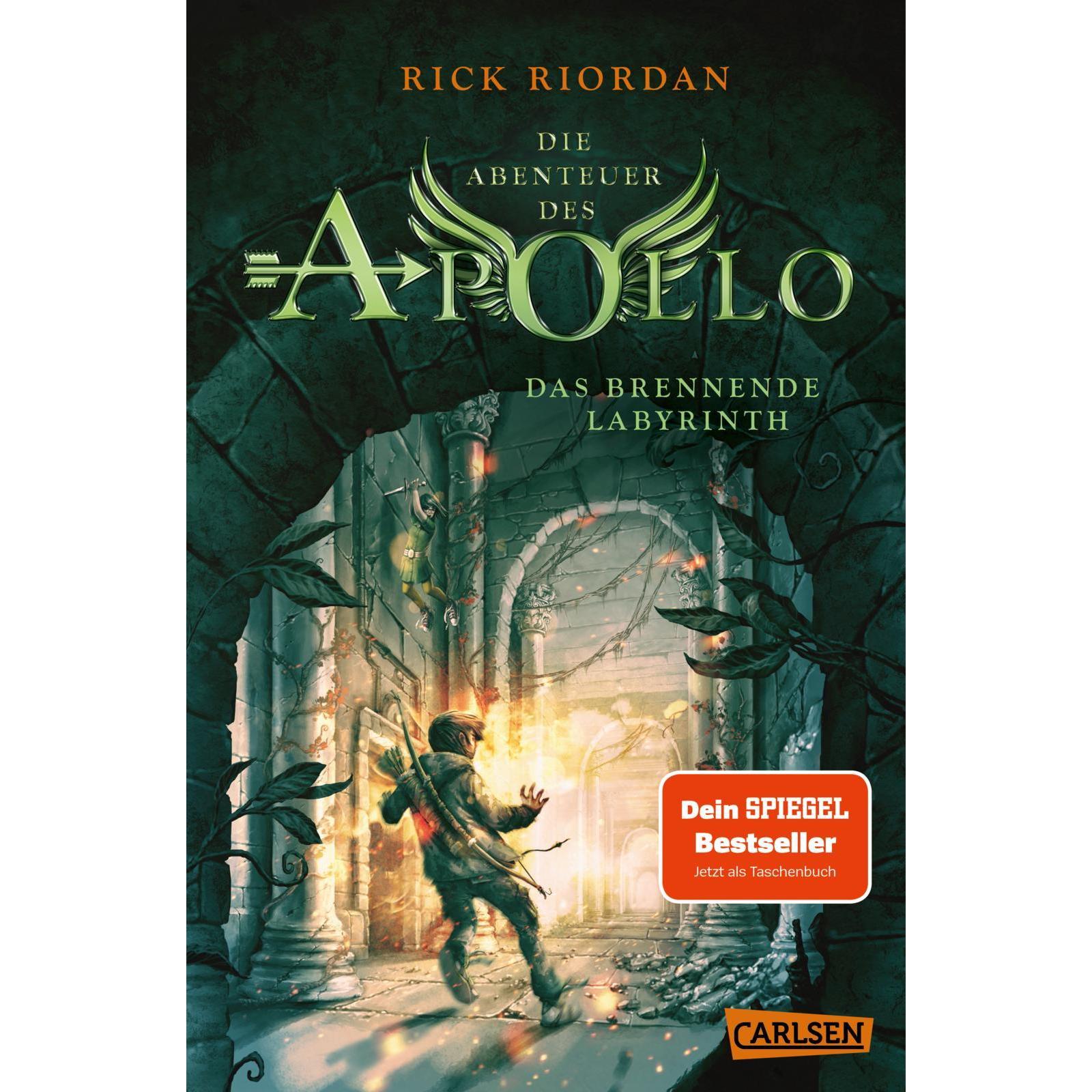 Le avventure di Apollo 3: The Burning Labyrinth, Audiolibri di Rick Riordan.