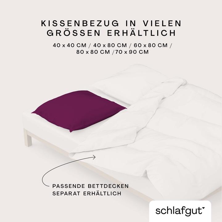 Image du produit schlafgut Woven Satin (Taie d'oreiller, 80 x 80 cm)