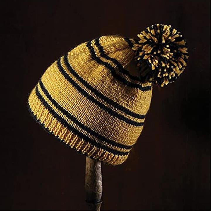 Actual product image Thumbs Up Harry Potter Knitting Set for Hufflepuff Hat